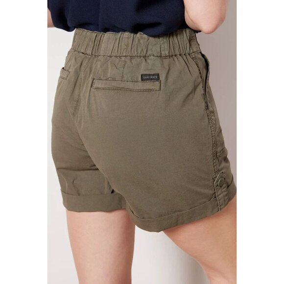 Sanctuary Standard Surplus Switchback Cuffed Shorts Hiker‎ Green Sz. 24 - Picture 11 of 11